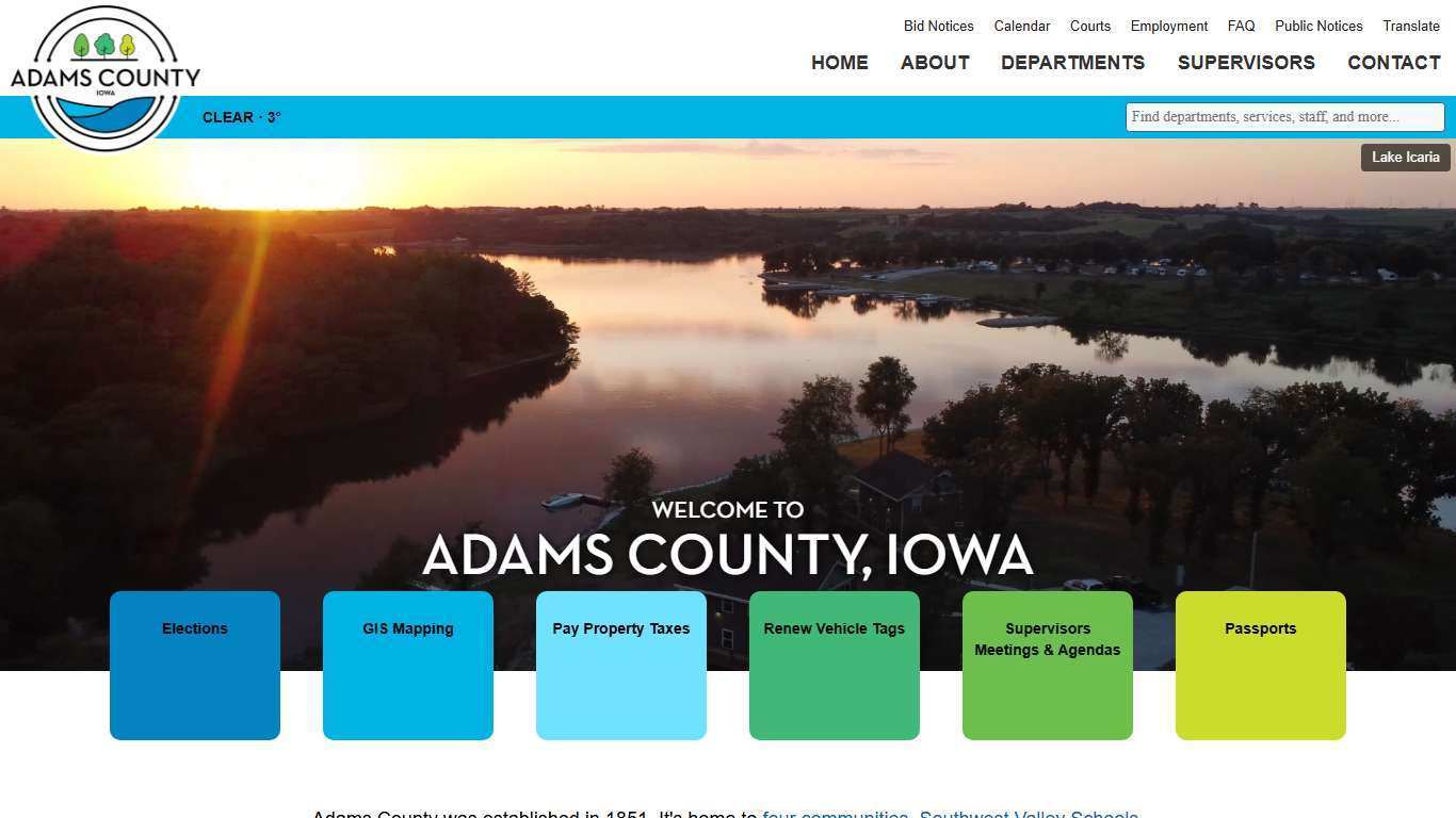 Adams County, IA - County Government