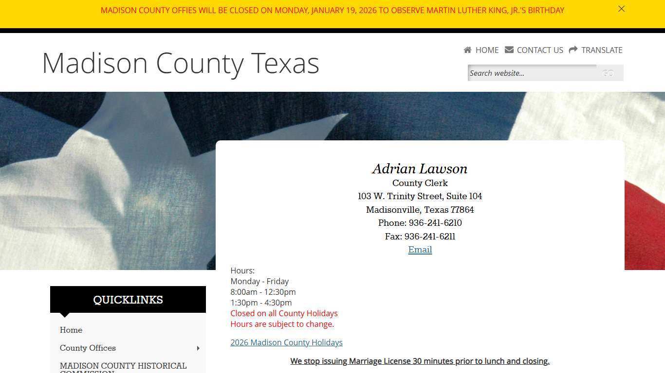 Madison County, Texas