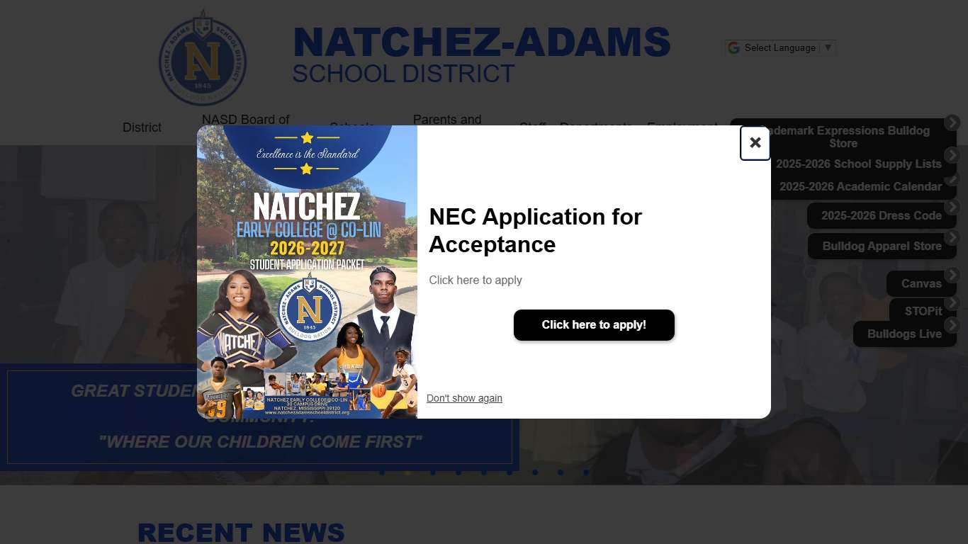 Natchez-Adams School District